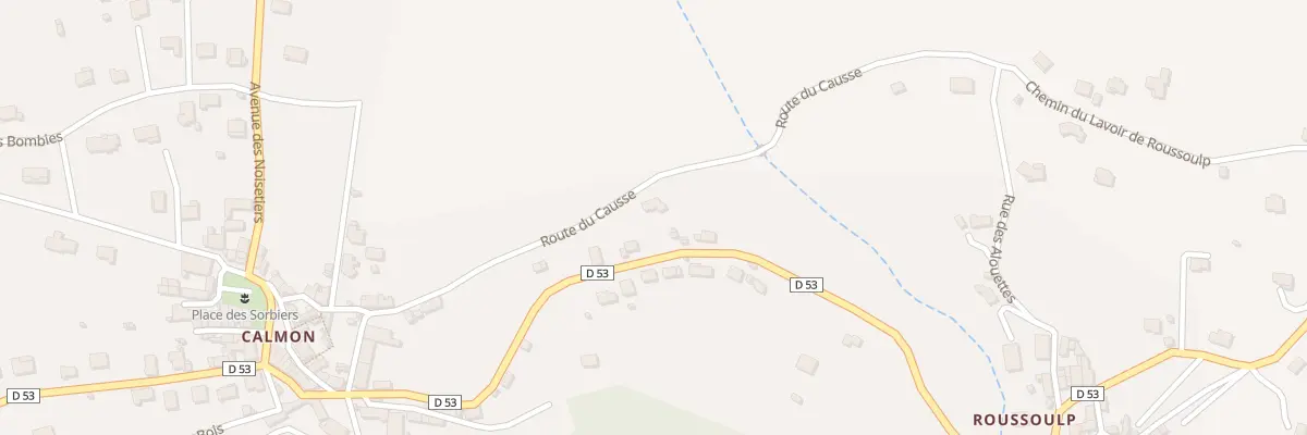 Plan du 6 Rte du Causse à Aiguefonde