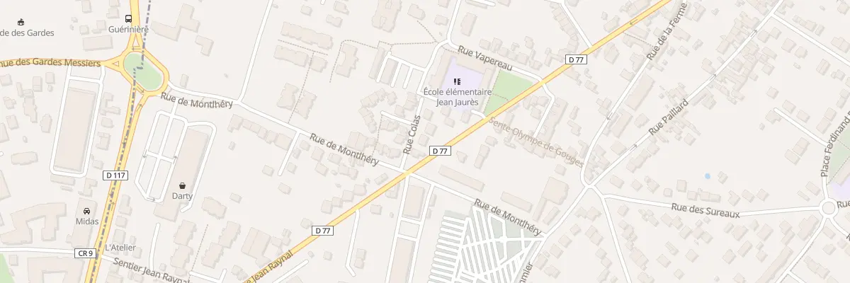 Plan du 84 Rue Jean Raynal à Morsang-sur-Orge