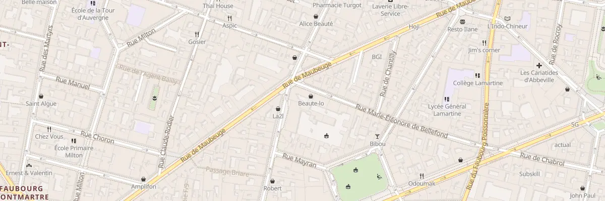 Plan du 26 Rue Marguerite de Rochechouart à Paris 9e Arrondissement