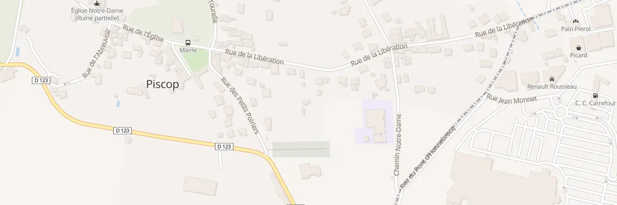 Plan du 16B Rue de la Libération à Piscop