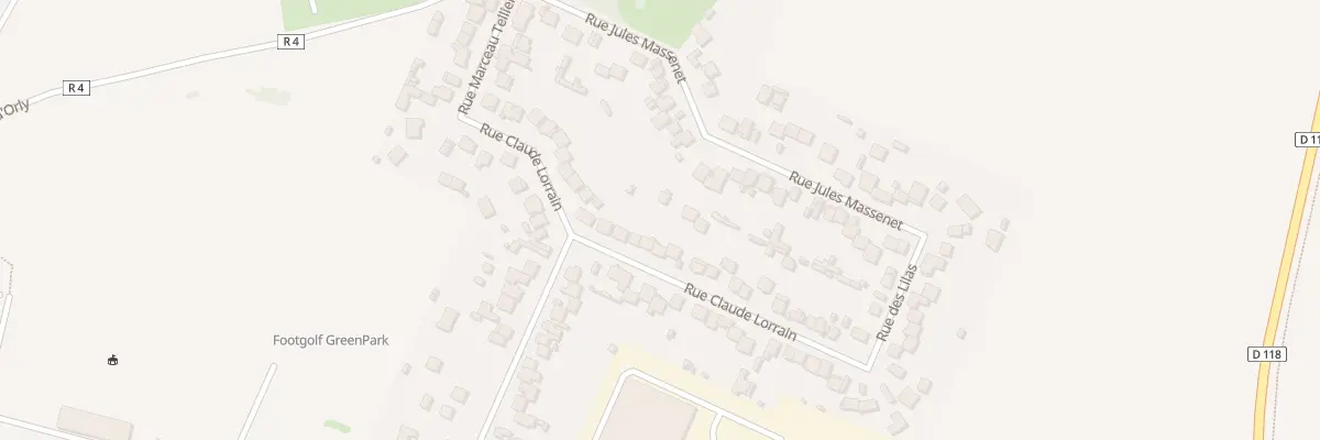 Plan du 29 Rue Claude Lorrain à Morangis