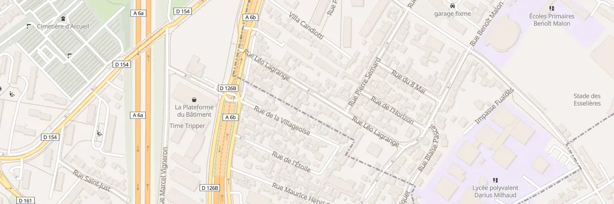 Plan du 20 Rue Léo Lagrange au Kremlin-Bicêtre