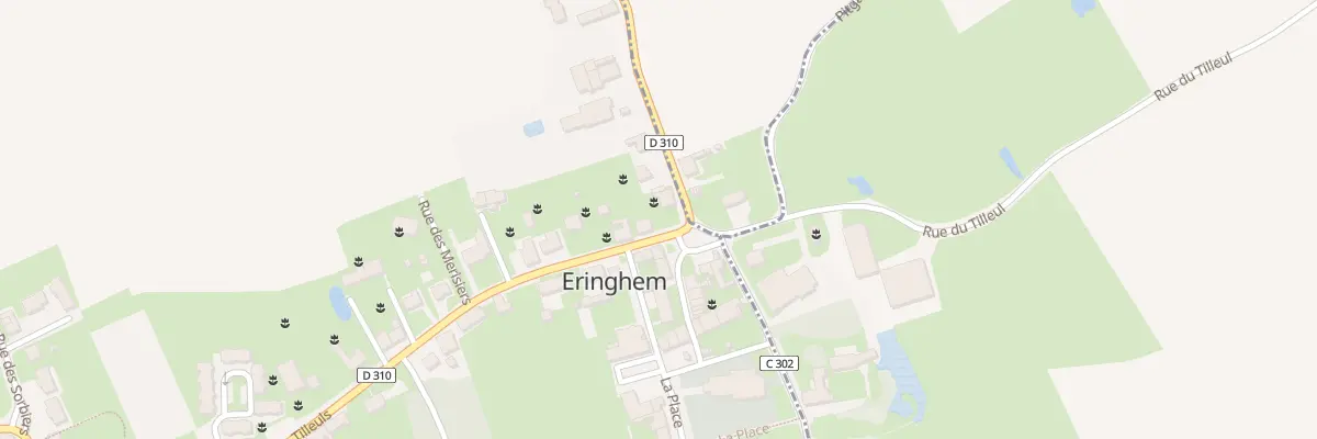 Plan du 20 Rue des Tilleuls Cd310 à Eringhem