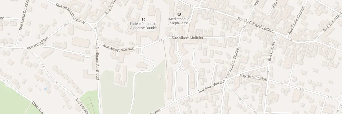 Plan du 10 Rue Albert Molinier à Groslay