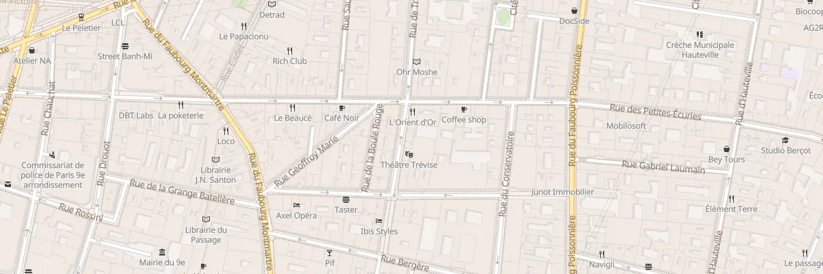 Plan du 18 Rue de Trévise à Paris 9e Arrondissement