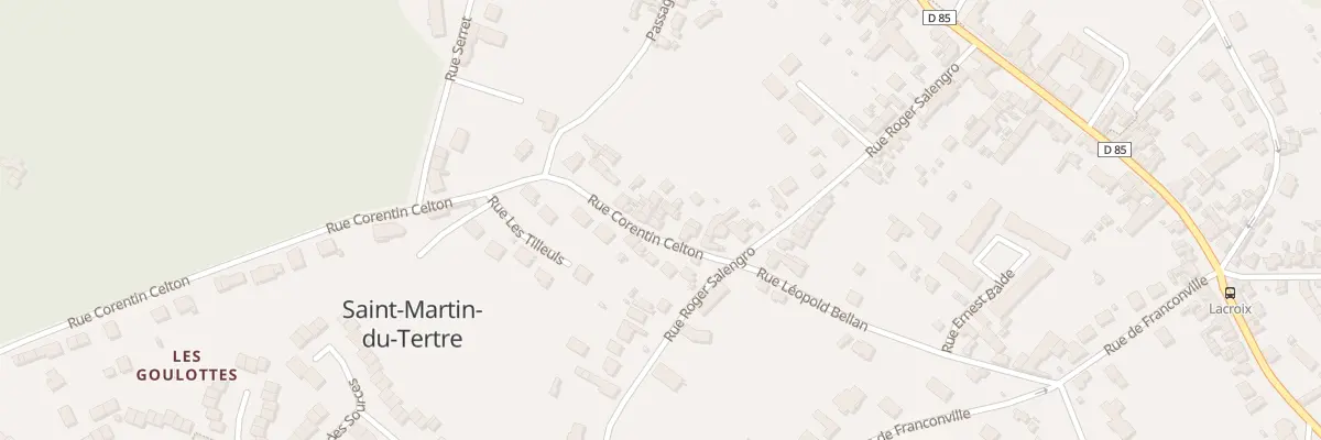 Plan du 16B Rue Corentin Celton à Saint-Martin-du-Tertre