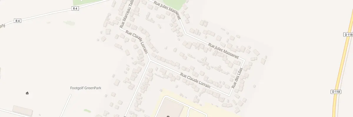 Plan du 31 Rue Claude Lorrain à Morangis