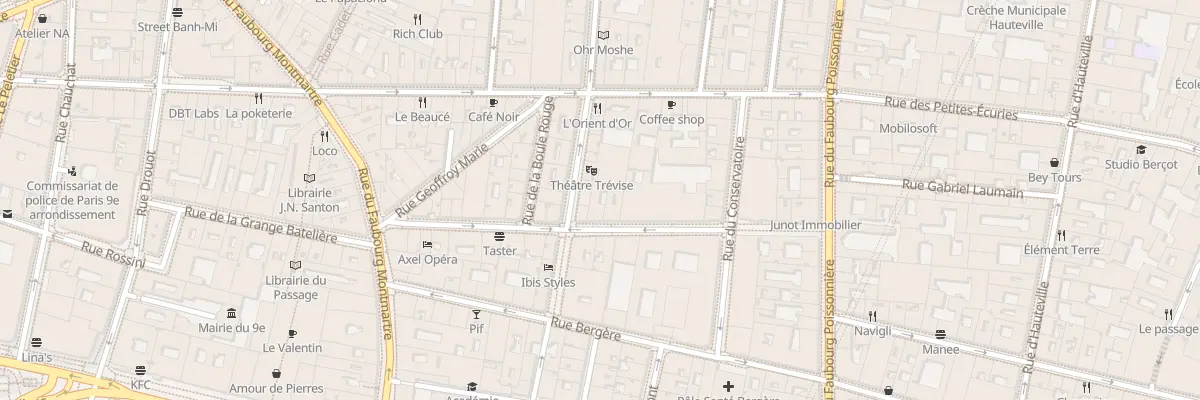 Plan du 16 Rue Sainte-Cecile à Paris 10e Arrondissement