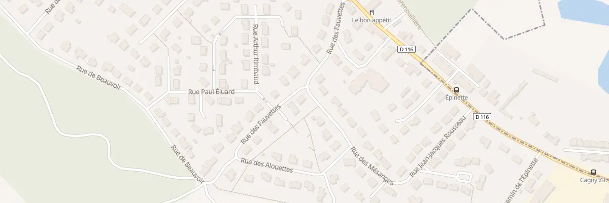 Plan du 3 Rue des Fauvettes à Cagny