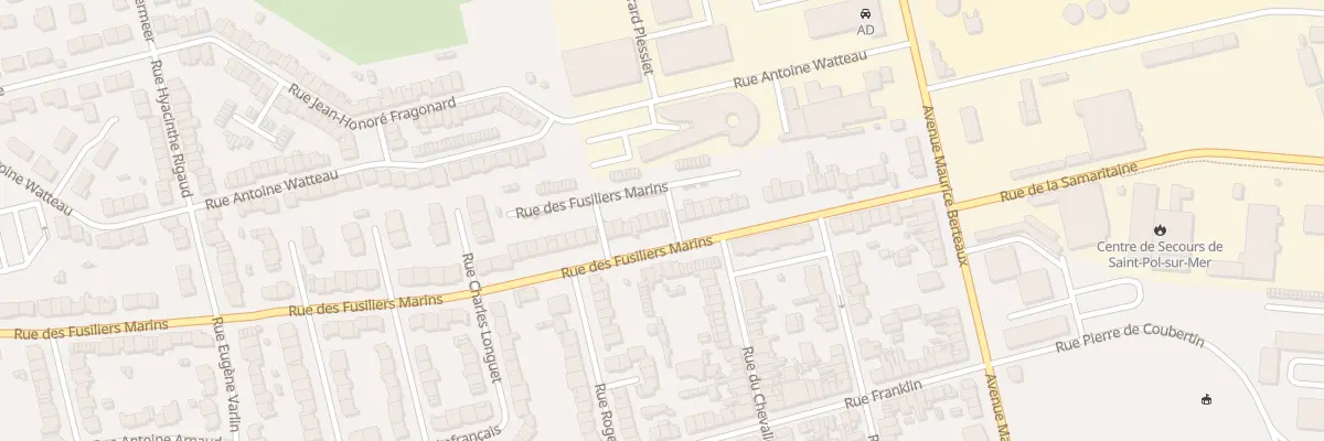 Plan du 46 Rue des Fusiliers Marins Sp à Dunkerque