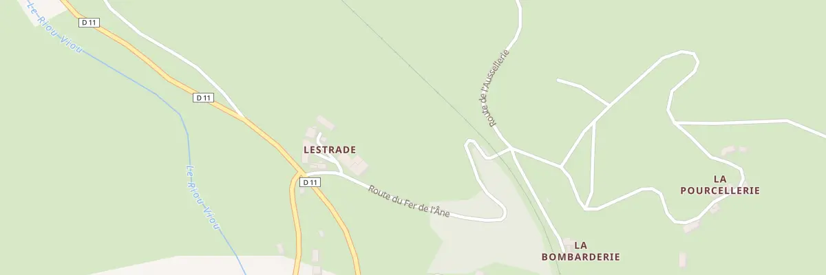 Plan du 47 Rte du Fer de l’Ane à Escandolières