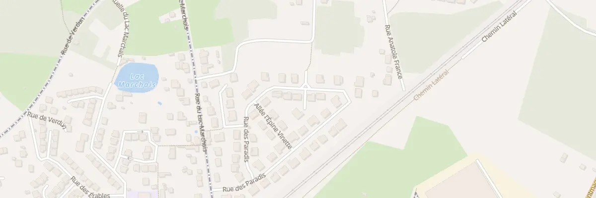 Plan du 22 Rue des Paradis à Groslay