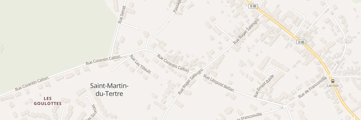 Plan du 14 Rue Corentin Celton à Saint-Martin-du-Tertre