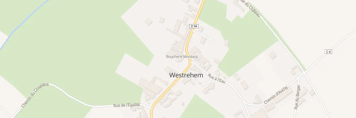 Plan du 32 Rue d’Hesdin à Westrehem