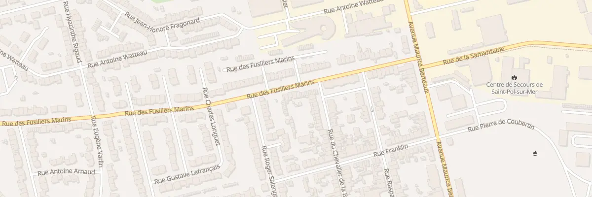 Plan du 41 Rue des Fusiliers Marins Sp à Dunkerque