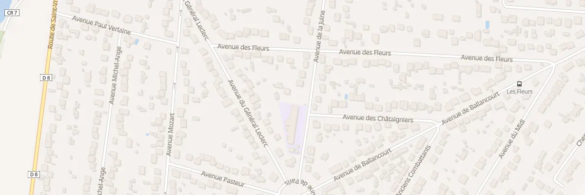 Plan du 7 Av de la Juine à Itteville