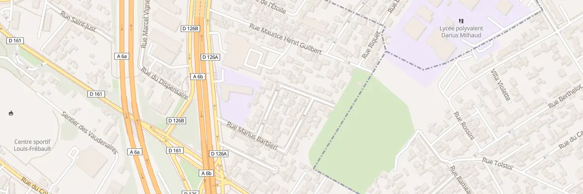 Plan du 16 Rue Florentin Lareyre à Arcueil