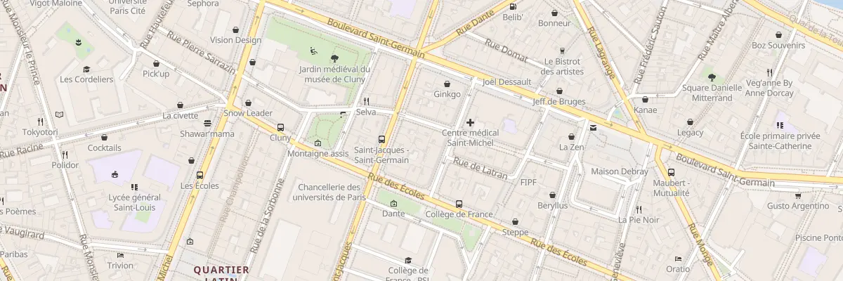 Plan du 67 Rue Saint-Jacques à Paris 5e Arrondissement