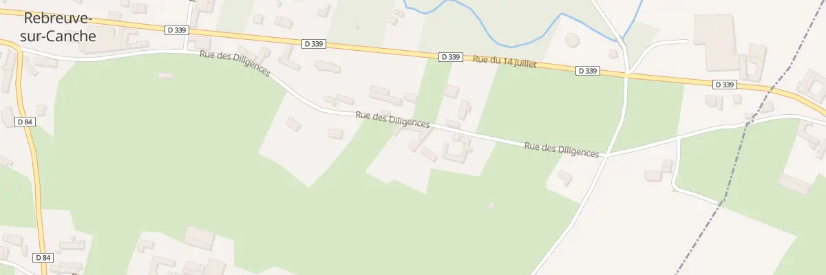 Plan du 46 Rue des Diligences à Rebreuve-sur-Canche