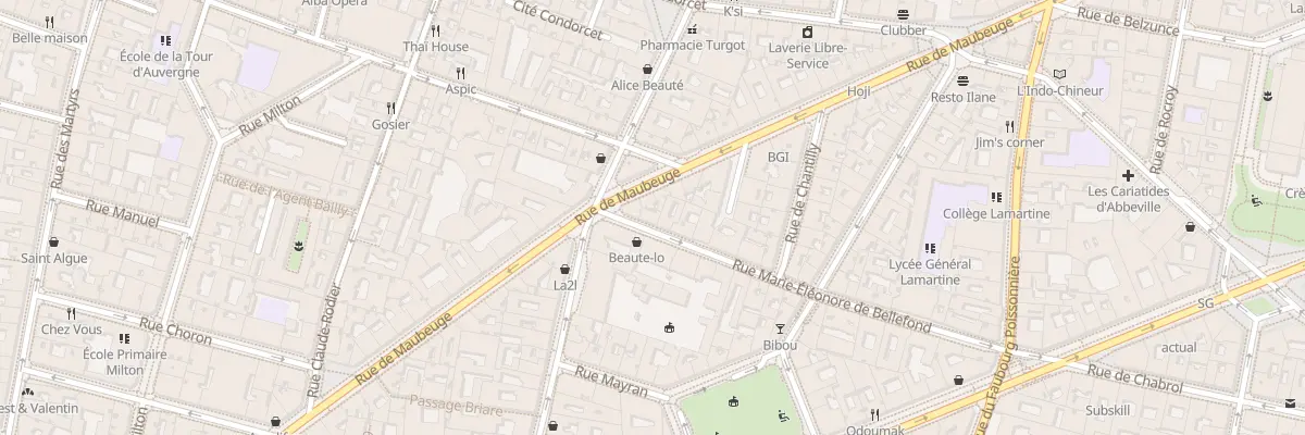 Plan du 38 Rue M. Eleonore de Bellefond à Paris 9e Arrondissement