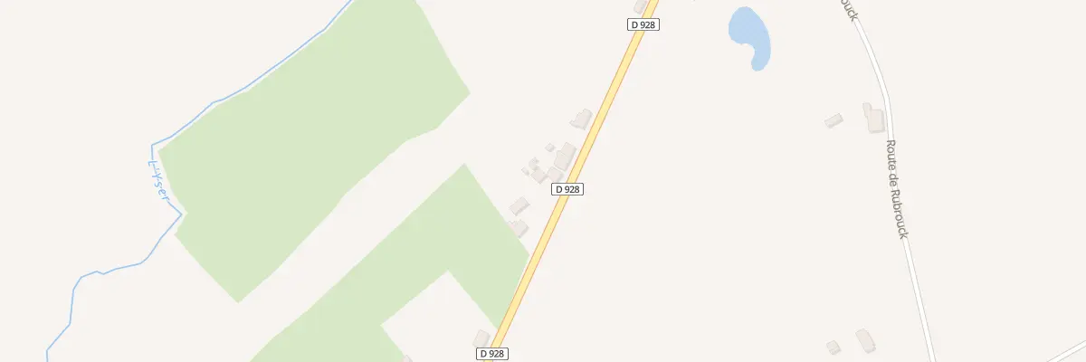 Plan du 22 Rte de St Omer à Bollezeele