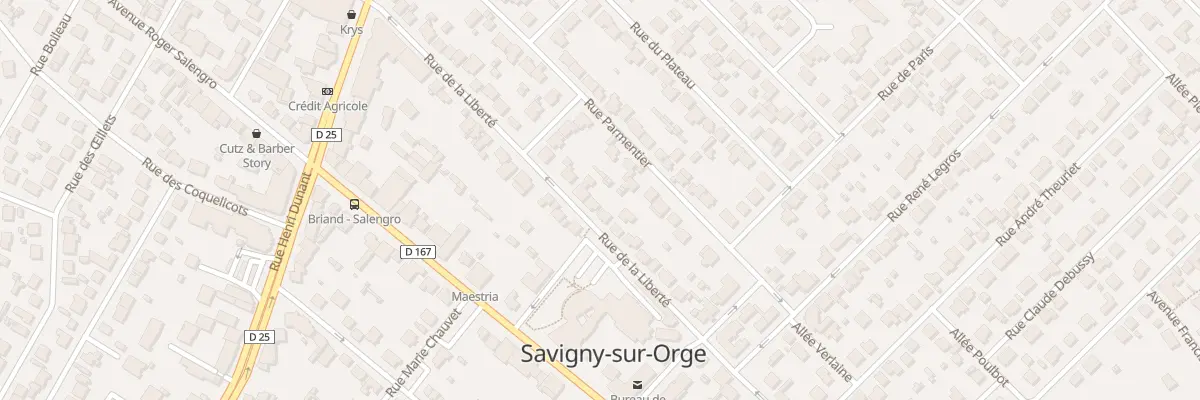 Plan du 42 Rue de la Liberte à Savigny-sur-Orge