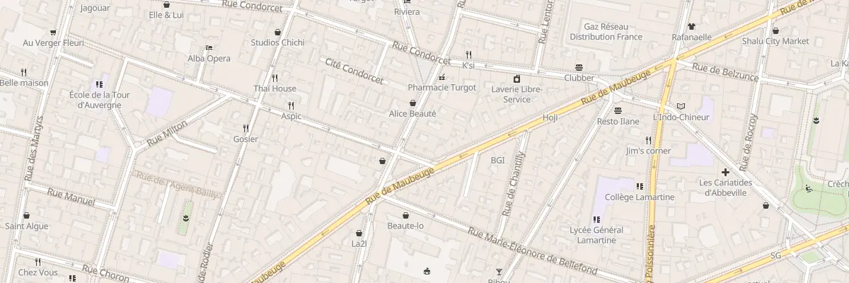 Plan du 36 Rue Marguerite de Rochechouart à Paris 9e Arrondissement