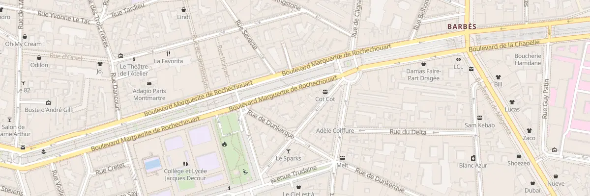 Plan du 29 Bd Marguerite de Rochechouart à Paris 9e Arrondissement