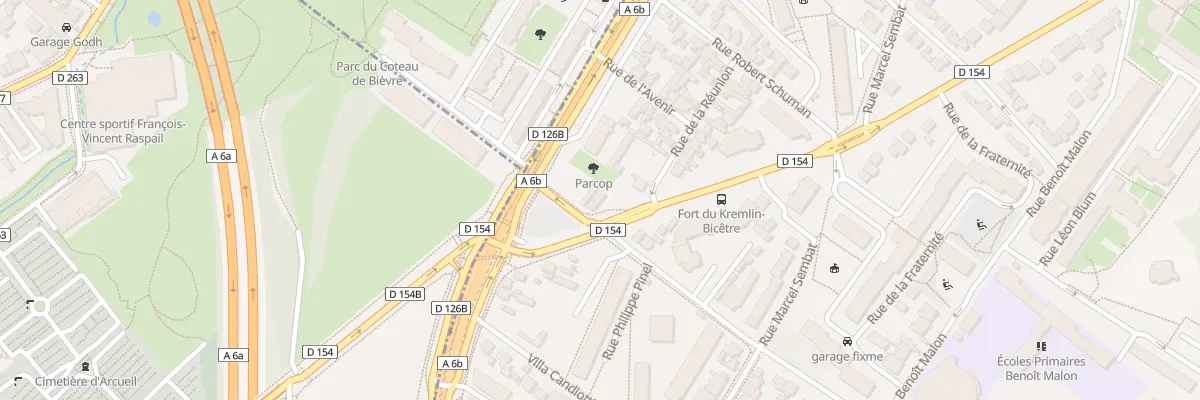 Plan du 11 Rue Professeur Bergonie au Kremlin-Bicêtre