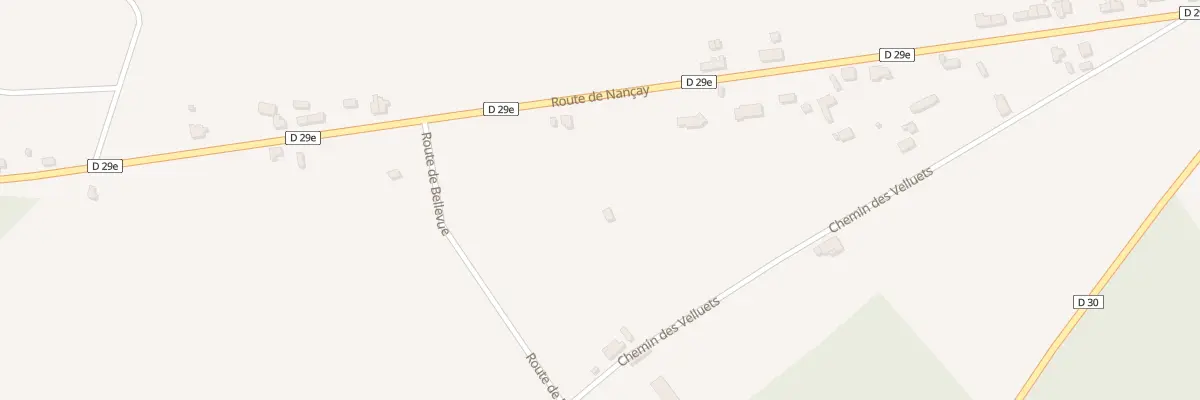 Plan du 21 Rte de Nançay à Presly