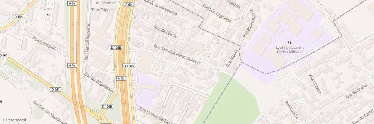 Plan du 24 Rue Maurice Henri Guilbert à Arcueil