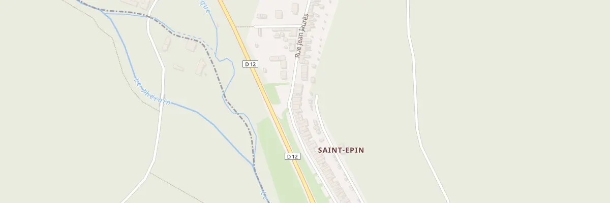 Plan du 33 Cité Saint Epin à Bury