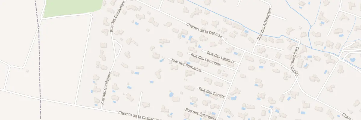 Plan du 153 Rue des Lavandes à Villemoustaussou