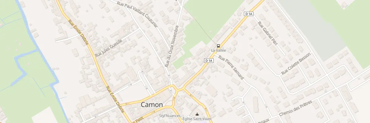 Plan du 55 Rue Roger Salengro à Camon