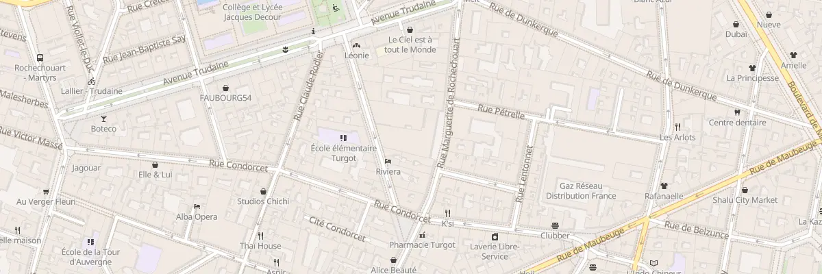 Plan du 61 Rue Marguerite de Rochechouart à Paris 9e Arrondissement