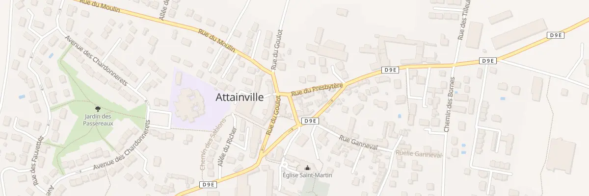 Plan du 6 Rue Hamelin à Attainville