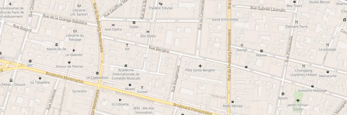 Plan du 15 Rue Rougemont à Paris 9e Arrondissement