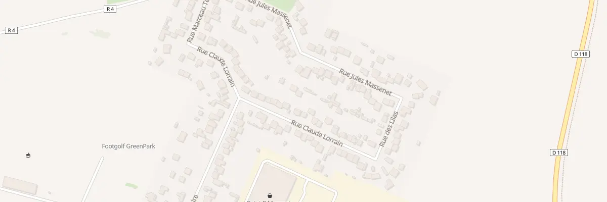 Plan du 39 Rue Claude Lorrain à Morangis