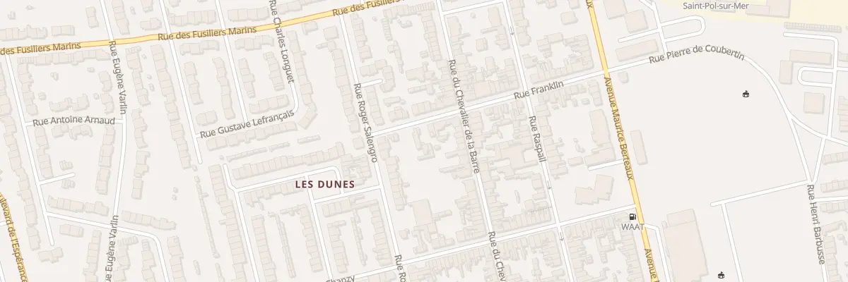 Plan du 37 Rue Franklin Saint Pol à Dunkerque