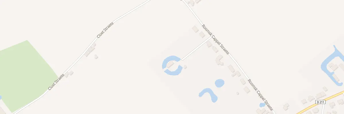 Plan du 293 Vc Roomsk Cappel Straete à Rubrouck