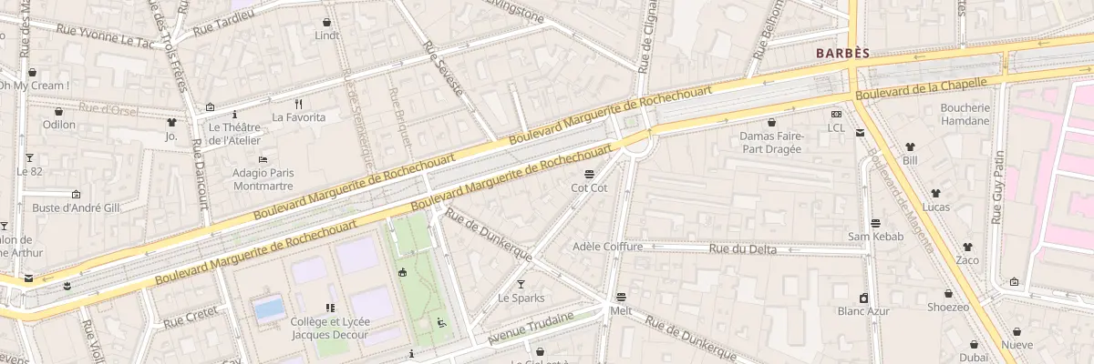 Plan du 27 Bd Marguerite de Rochechouart à Paris 9e Arrondissement