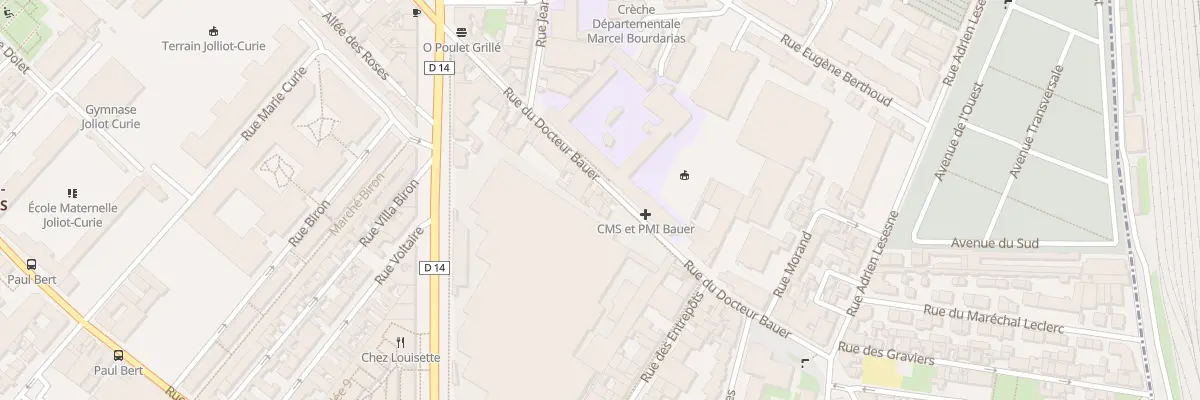 Plan du 140 Rue du Docteur Bauer à Saint-Ouen-sur-Seine