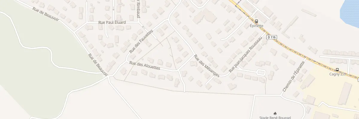 Plan du 7 Rue des Alouettes à Cagny