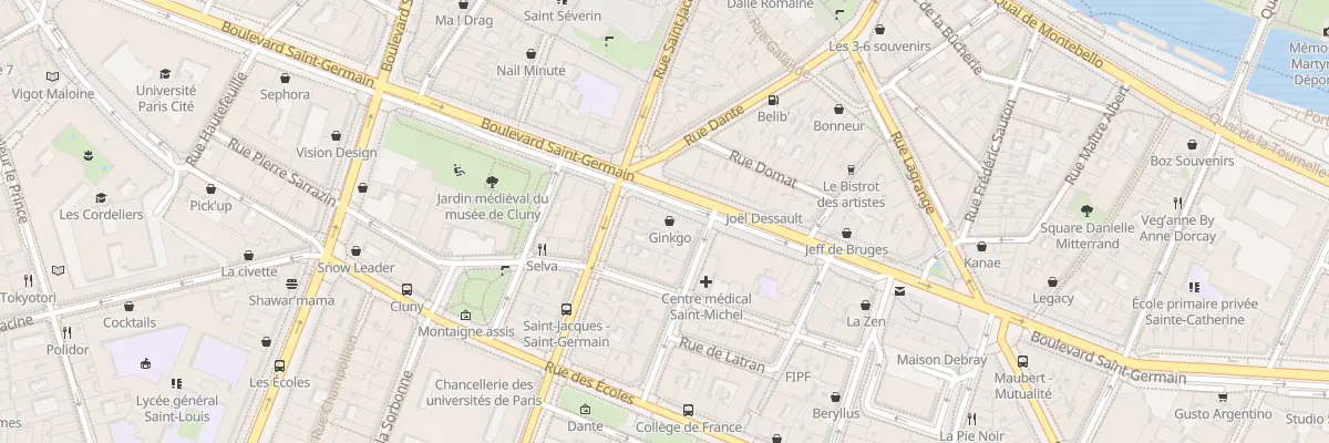 Plan du 65 Bd Saint-Germain à Paris 5e Arrondissement