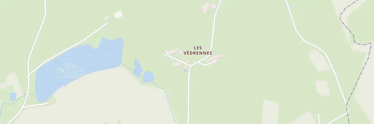 Plan du 3 Les Vedrennes à La Villetelle