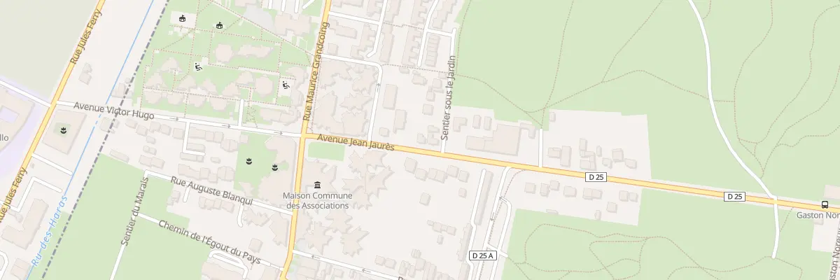 Plan du 15 Av Jean Jaurès à Villetaneuse