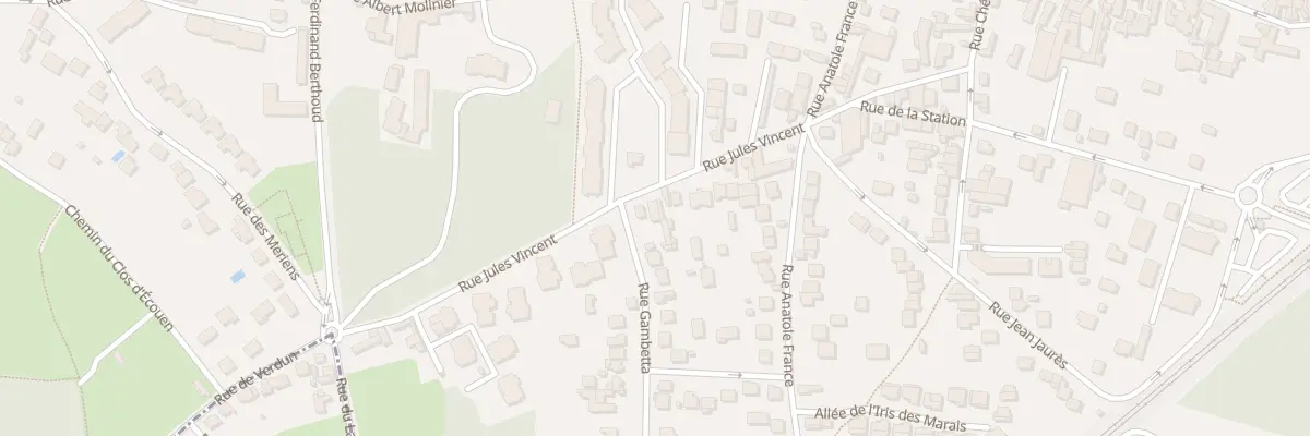 Plan du 8 Rue Jules Vincent à Groslay