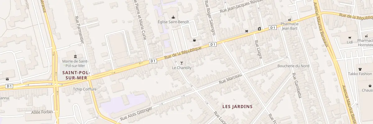 Plan du 275 Rue de la Republique Saint Pol à Dunkerque