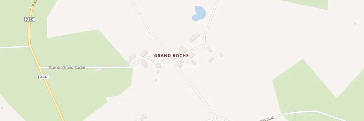Plan du 8 Grand Roche à Treignat