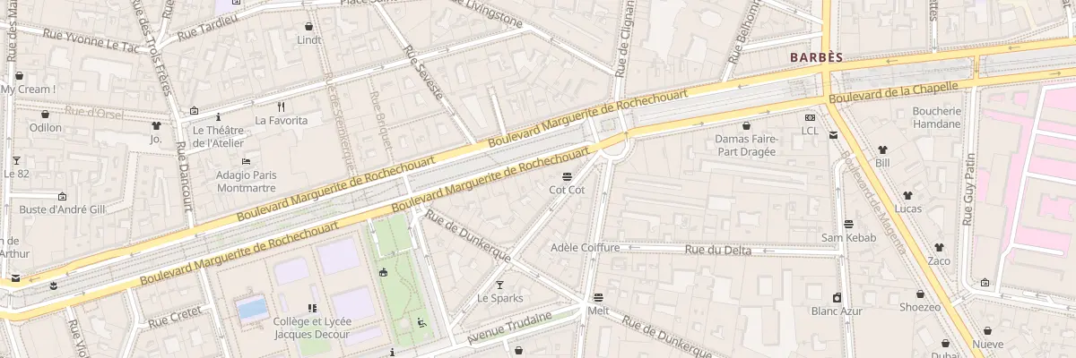 Plan du 25 Bd Marguerite de Rochechouart à Paris 9e Arrondissement